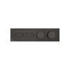 Смеситель для душа Gessi Hi-Fi 63012#707 встраиваемый в стену черный с термостатом (внешняя часть)