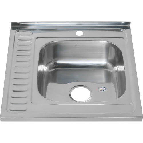 Кухонная мойка Melana 006/2 R (*10) 60x60 цвет хром - фото 3