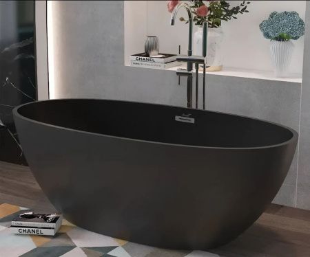 Ванна акриловая Cerutti SPA CT9906 170х75 отдельностоящая овальная с ножками