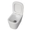Унитаз подвесной Taliente Correto CR25200 белый с сиденьем микролифт безободковый душевой смыв