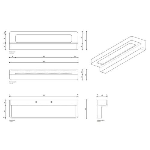 Светильник настенный для ванной Decor Walther Form (Форм) 0329560 - фото 2