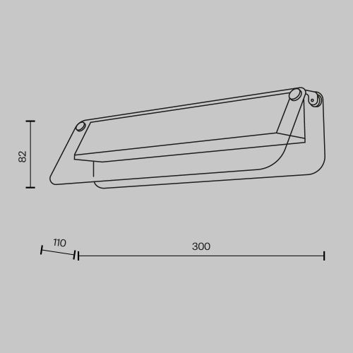 Бра Maytoni Flat MOD296WL-L6BS3K - фото 2
