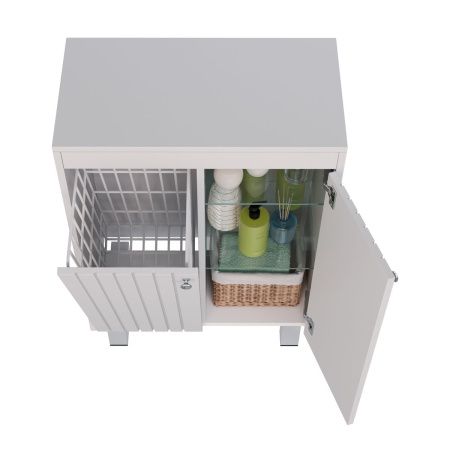 Шкаф LeMark Romance LM07R35N-SH 60х80 напольный цвет белый