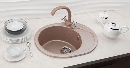 Смеситель для кухни Ulgran Classic U-013-342 на мойку графит