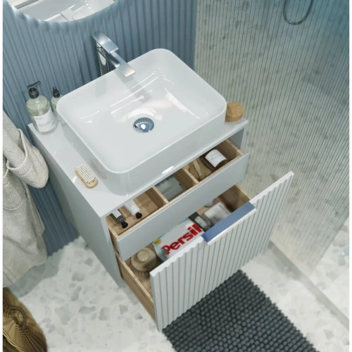 Тумба под раковину 1MarKa Estel Ц0000005451 60х45х60 цвет белый - фото 5