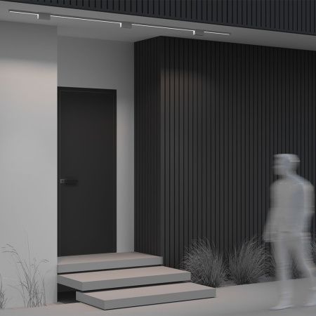 Уличный трековый светодиодный светильник Maytoni Outdoor Points (Точки) O-TR01-2-S-10WW3K