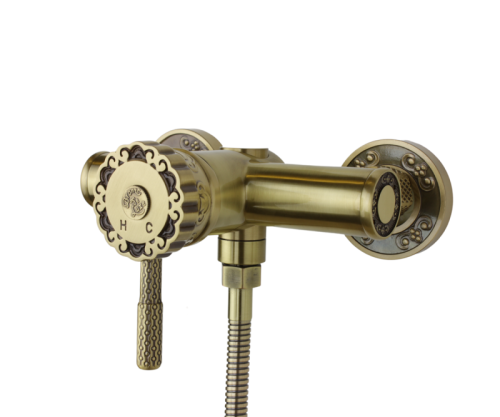 Гигиенический душ со смесителем Bronze de Luxe WINDSOR 10133 бронза - фото 5