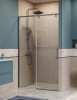 Душевая дверь BelBagno SOFT CLOSE-1 SOFT_CLOSE-1-BF-1-110-C-GM 110х200 стекло прозрачное профиль оружейная сталь