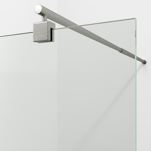 Душевая перегородка WasserKRAFT Rur 30W 30W40BN 120х200 стекло прозрачное профиль никель - фото 3