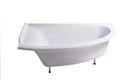 Ванна из литьевго мрамора Astra-Form Анастасия 01010025 180х125 угловая асимметричная с ножками