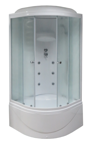 Душевая кабина Royal Bath ВК RB100BK3-WC 100х100 четверть круга