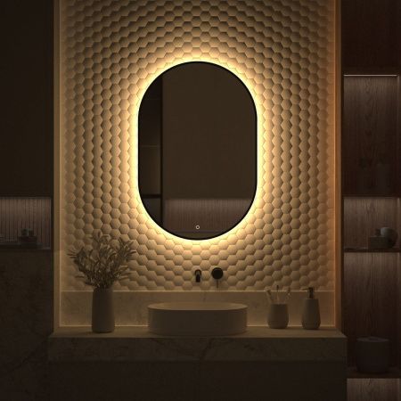 Зеркало с подсветкой Defesto AURA DF 2935S 60х90 подвесное