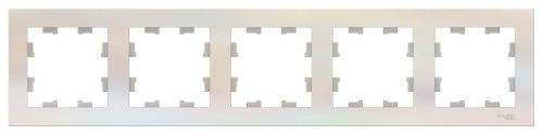 Рамка пятиместная универсальная Systeme Electric AtlasDesign (АтласДесигн) ATN000405 - фото 2