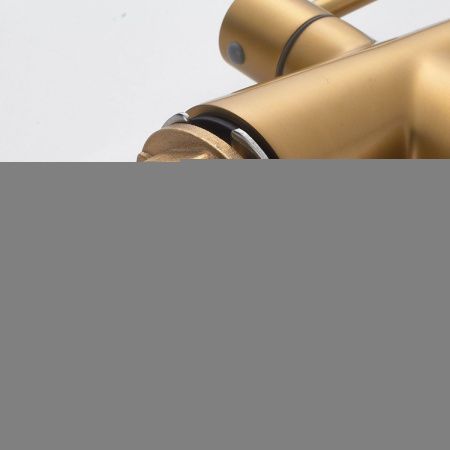 Смеситель для кухни Shevanik S668G на мойку золото/бежевый