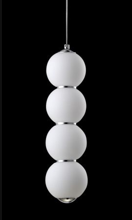 Светильник подвесной Crystal Lux Desi (Деси) DESI SP4 CHROME/WHITE