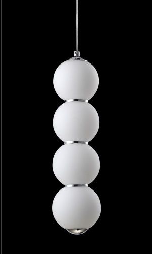 Светильник подвесной Crystal Lux Desi (Деси) DESI SP4 CHROME/WHITE - фото 3