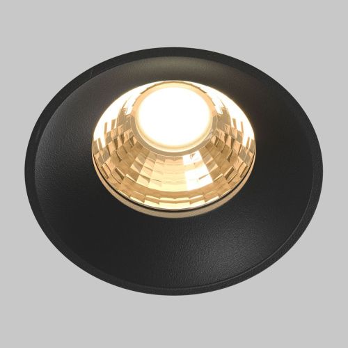 Светильник встраиваемый Maytoni Technical Round DL058-12W2.7K-TRS-B - фото 2