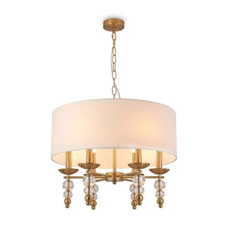 Люстра подвесная Freya Side Crystal FR1009PL-06BS