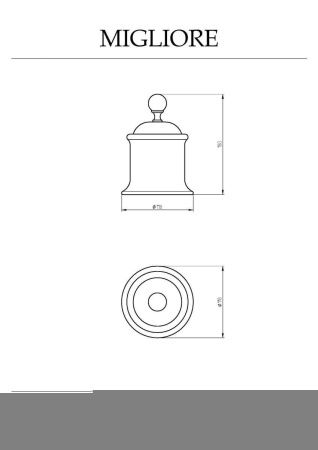 Баночка Migliore Provance 17651