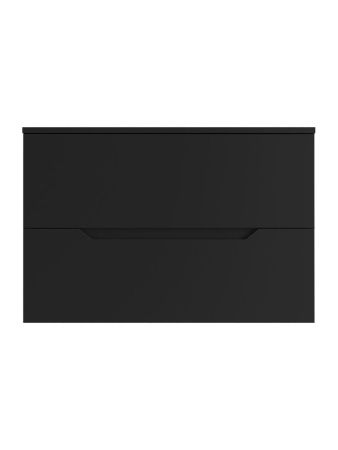 Тумба под раковину Orange Line Li-70TubMDF 70х50 подвесная цвет черный