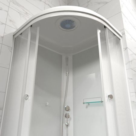 Душевая кабина Тритон Лайт Щ0000061838 90х90 четверть круга с крышей ориентация универсальная