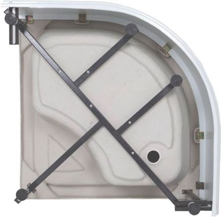 Душевой поддон акриловый Aquanet Optimal 00293351 90х90 белый без каркаса