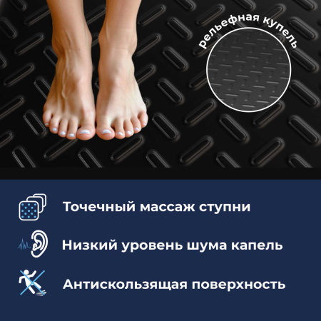 Душевой поддон керамический RGW CER 19170199-04 90х90 черный