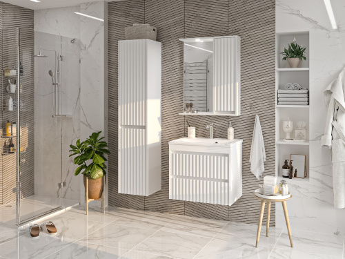 Зеркало-шкаф Brevita Balaton BAL-04065-01-П 63х14х80 подвесной цвет белый - фото 5 Зеркало-шкаф Brevita Balaton BAL-04065-01-П 63х14х80 подвесной цвет белый - фото 5