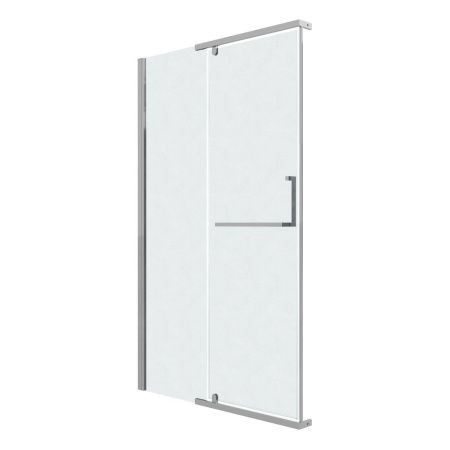 Душевая дверь Grossman Pragma 100.K33.03.110.10.02 110х195 стекло текстурное профиль хром