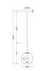 Светильник подвесной Maytoni Cometa (Комета) MOD055PL-L12G3K