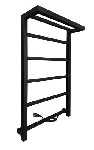 Полотенцесушитель Indigo Forma LEF80-50BRRt 53х80 электрический черный муар - фото 3