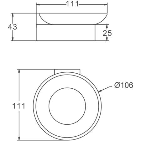 Мыльница BELZ B90802