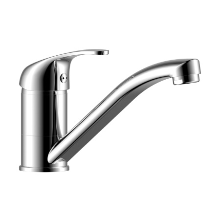 Смеситель для кухни Rossinka Y Y35-22 на мойку хром без термостата