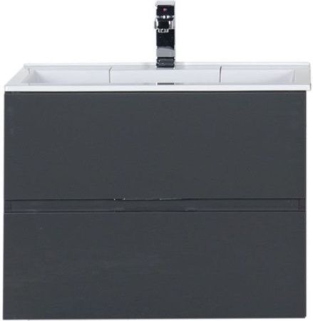 Тумба с раковиной Aquanet Алвита 00213093 70х50 подвесная цвет серый