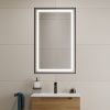 Зеркало с подсветкой BelBagno Kraft SPC-KRAFT-500-800-SENS-NERO 50х80 подвесное