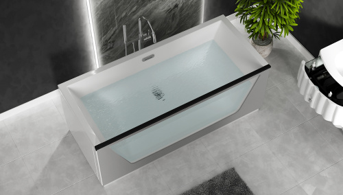Ванна акриловая Aima Design NEO 01нео1775с1с 170х75 отдельностоящая прямоугольная с каркасом с каркасом - фото 4 Ванна акриловая Aima Design NEO 01нео1775с1с 170х75 отдельностоящая прямоугольная с каркасом с каркасом - фото 4