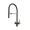 Смеситель для кухни Sancos Imola SC4010GG на мойку вороненая сталь/черный