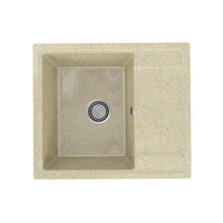 Кухонная мойка Practik PR-575 PR-M-575-002 60х50 цвет бежевый поверхность глянцевая