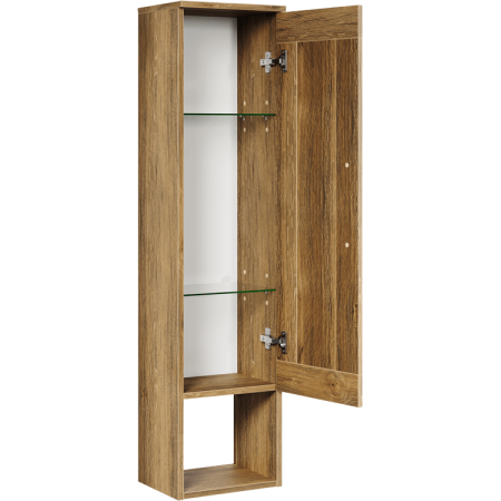 Шкаф-пенал Aqwella Y CRF0503DB 30х130 подвесной цвет коричневый