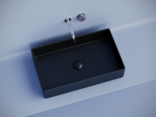 Раковина Ceramica Nova ELEMENT 60 см CN6070MB накладная цвет черный матовый - фото 3