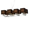 Люстра подвесная Lumina Deco Fianelo (Фианело) LDP 1248-8 BK