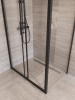 Душевой уголок BelBagno UNO-195 UNO-195-AH-1-110/90-C-NERO 110х90 стекло прозрачное профиль черный без поддона