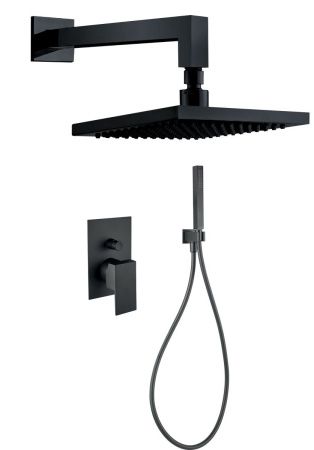 Душевая стойка Webert PE890103560 настенная цвет черный