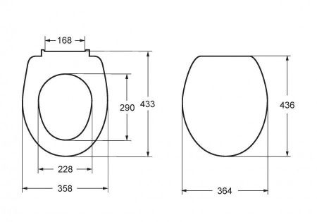 Крышка сиденье для унитаза Roca Victoria nord ZRU9302919