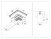 Коннектор угловой Ambrella Light Magnetic 220V (Магнетиц 220В) GL1040