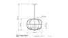 Люстра подвесная Lumina Deco Monterey (Монтереы) LDP 1141-5 BK+MD