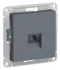 Розетка телефонная RJ11 Systeme Electric AtlasDesign (АтласДесигн) ATN000781