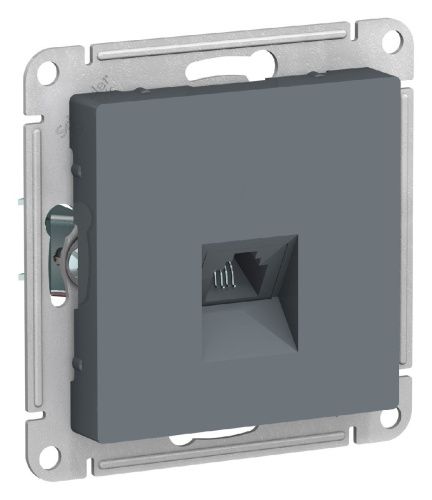 Розетка телефонная RJ11 Systeme Electric AtlasDesign (АтласДесигн) ATN000781 - фото 2