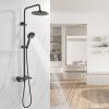 Душевая стойка Rose R3936H настенная цвет черный