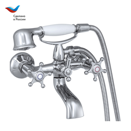 Смеситель для ванны Славен Город СЛ-ДВ-И30 настенный хром